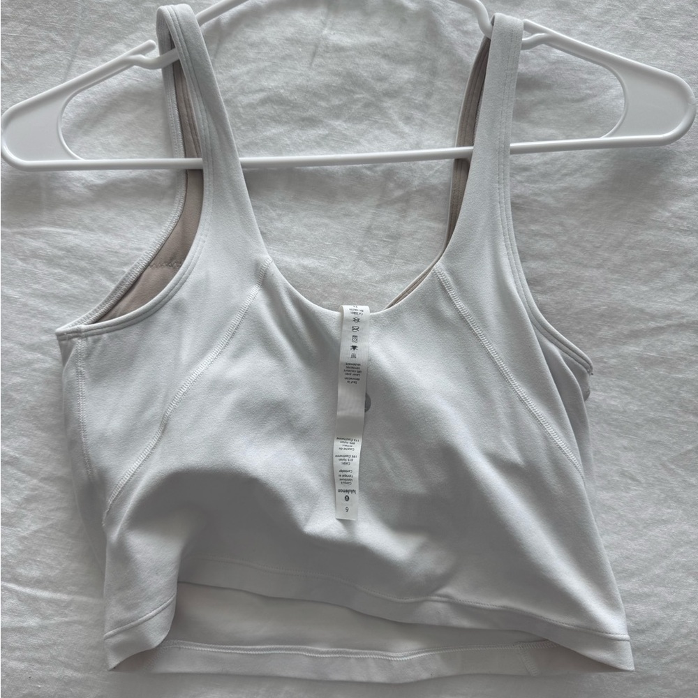 Lululemon Athletica white align tank top